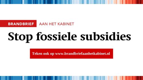 Stop fossiele subsidies